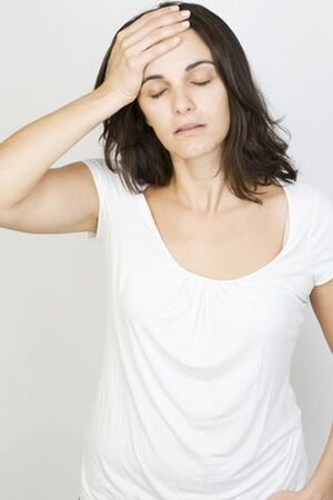 La anemia en una mujer es un síntoma de la presencia de parásitos.